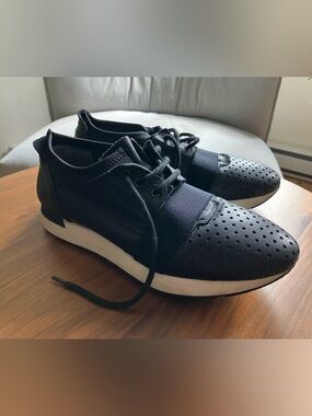 Dark Blue Women’s Lace-Up Sneakers - ATELIERS